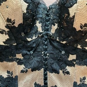 Black and Gold Bustier size 36C